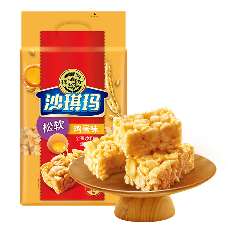 徐福记 沙琪玛 松软鸡蛋味 526g 券后10.29元