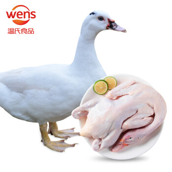 WENS 温氏 广东番鸭 2kg 冷冻生鲜鸭肉土鸭子 瘦肉型飞鸭慢养65天以上
