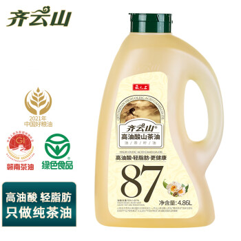 齐云山 高纯山茶油 4.86L