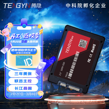 TENGYIN 腾隐 TS510 SATA 固态硬盘 256GB（SATA3.0）