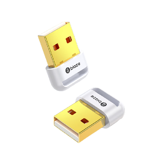 有券的上、PLUS会员：Biaze 毕亚兹 D27 USB-A蓝牙适配器 白色 券后3.13元