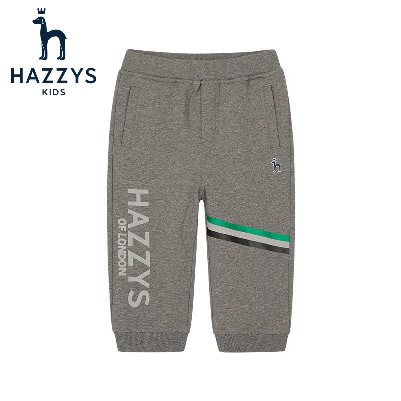 3.8焕新：HAZZYS 哈吉斯 男童针织七分裤 券后89元