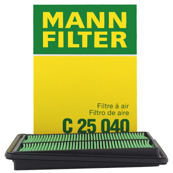 曼牌滤清器 曼牌（MANNFILTER）空气滤清器空气滤芯空滤C25040逍客1.2T2.0奇骏2.0科雷嘉科雷傲 42.73元