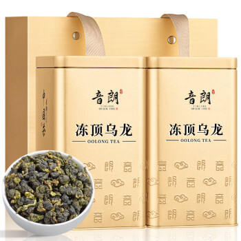 YIN LANG 音朗 茶葉2023新茶 臺灣高山凍頂烏龍 特級7A濃香型可冷泡年貨500g