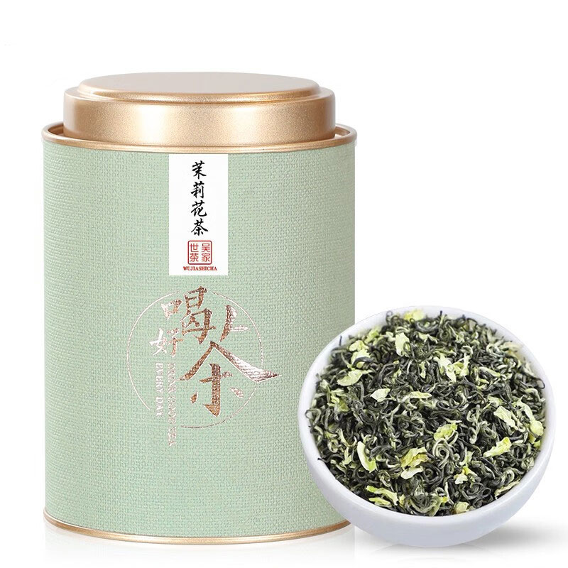 吴家世茶 茉莉花茶 清香型 100g 44.05元（需买2件，需用券）