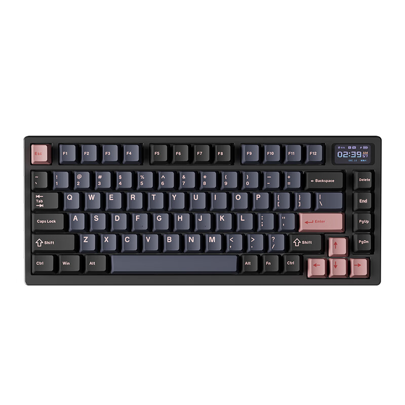 新品发售：ATK 艾泰克 VXE V75PRO 三模机械键盘 半铝坨坨 81键 青海湖轴 379元（双重优惠）