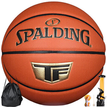 SPALDING 斯伯丁 篮球7号TF金色典藏系列超纤表皮室内竞技比赛七号成人篮球