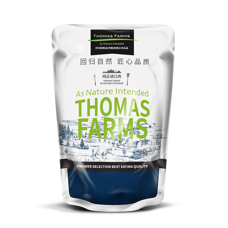 Thomas Farms 托姆仕牧场 谷饲肥牛卷 500g 48.93元