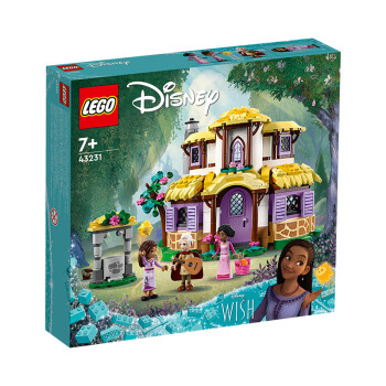 LEGO 乐高 积木迪士尼43231 阿莎的小屋7岁+女孩儿童玩具生日礼物