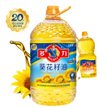 MIGHTY 多力 葵花籽油组合装 5L+238ml