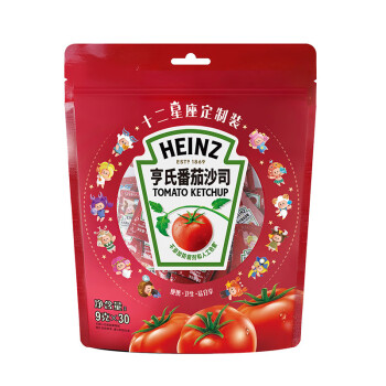 Heinz 亨氏 番茄酱 9g*30包星座小包装蕃茄沙司 卡夫亨氏出品