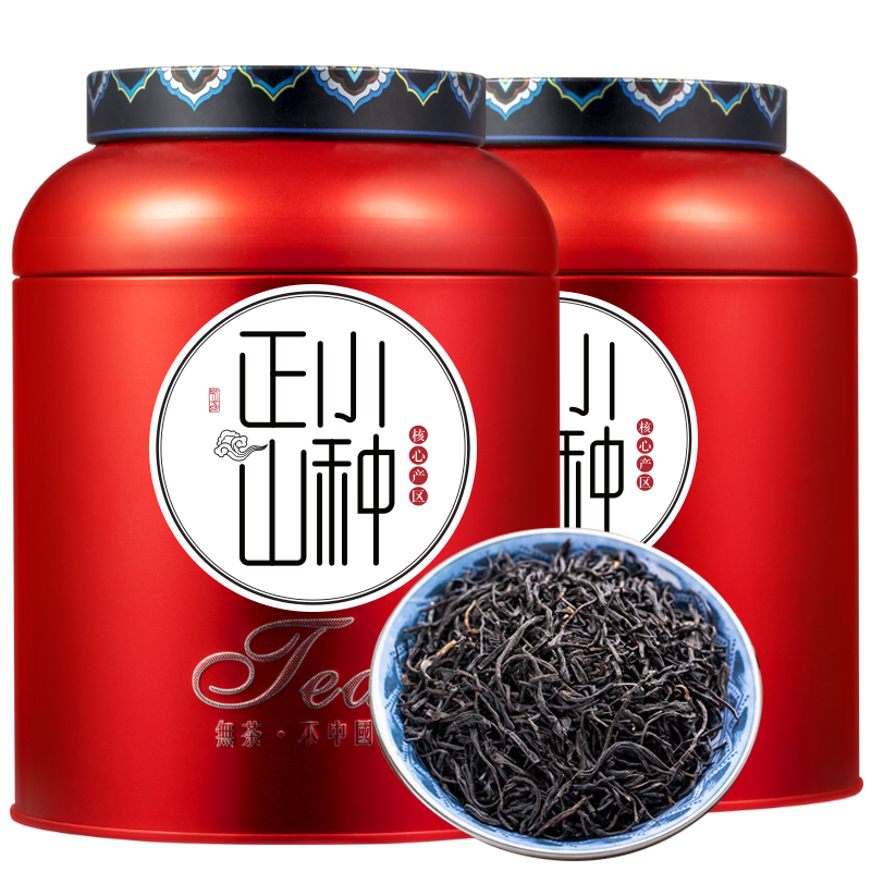 小茶日记茶叶 红茶正山小种浓香型 红茶罐装500g  59.00元