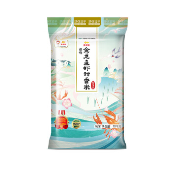 金龙鱼 臻选丝苗大米 虾甜香米 籼米 10KG