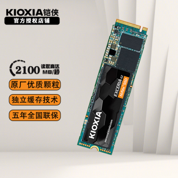 KIOXIA 铠侠 RC20系列 EXCERIA G2 NVMe M.2 固态硬盘 500GB（PCI-E3.0）