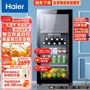 Haier 海尔 DS0133LH69D1 冰柜 133L 黑色