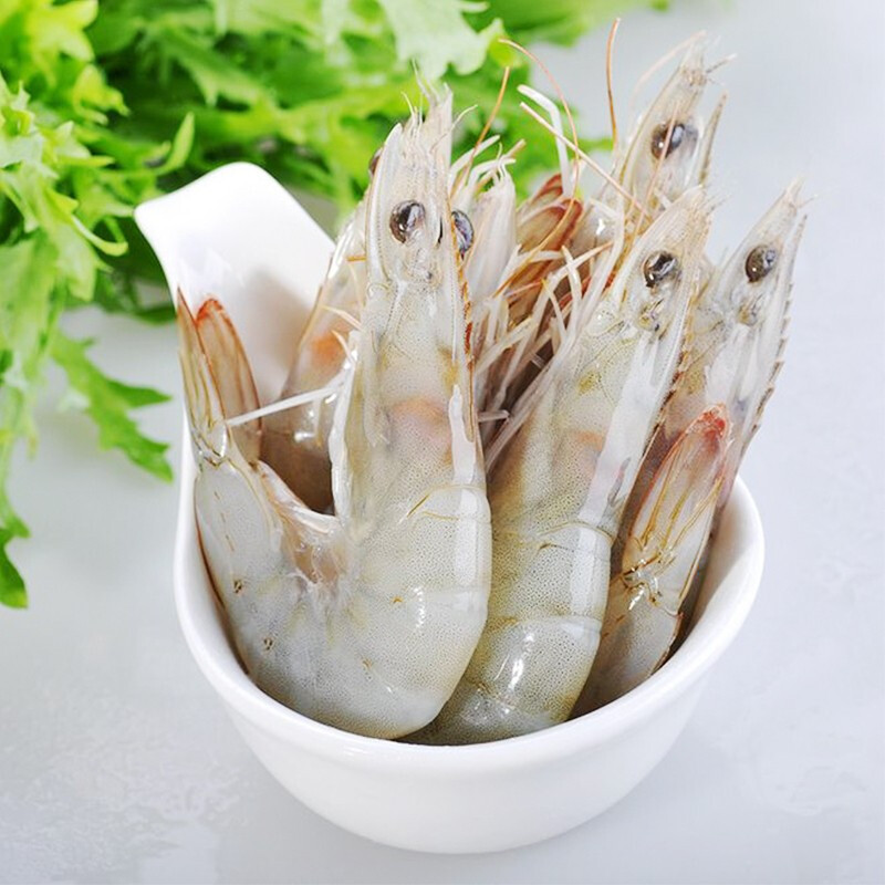 仁豪水产 国产白虾 25-30只 500g 33.23元（需买3件，需用券）
