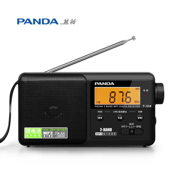 PANDA 熊猫 T-04 收音机 黑色