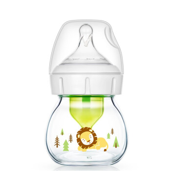 布朗博士 玻璃奶瓶60毫升 防胀气奶瓶宽口玻璃婴儿仿母乳奶嘴0岁