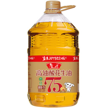 luhua 鲁花 食用油 5S压榨 高油酸花生油6.09L 油酸含量大于75%
