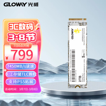 GLOWAY 光威 弈系列 M.2 NVMe 固态硬盘 2TB