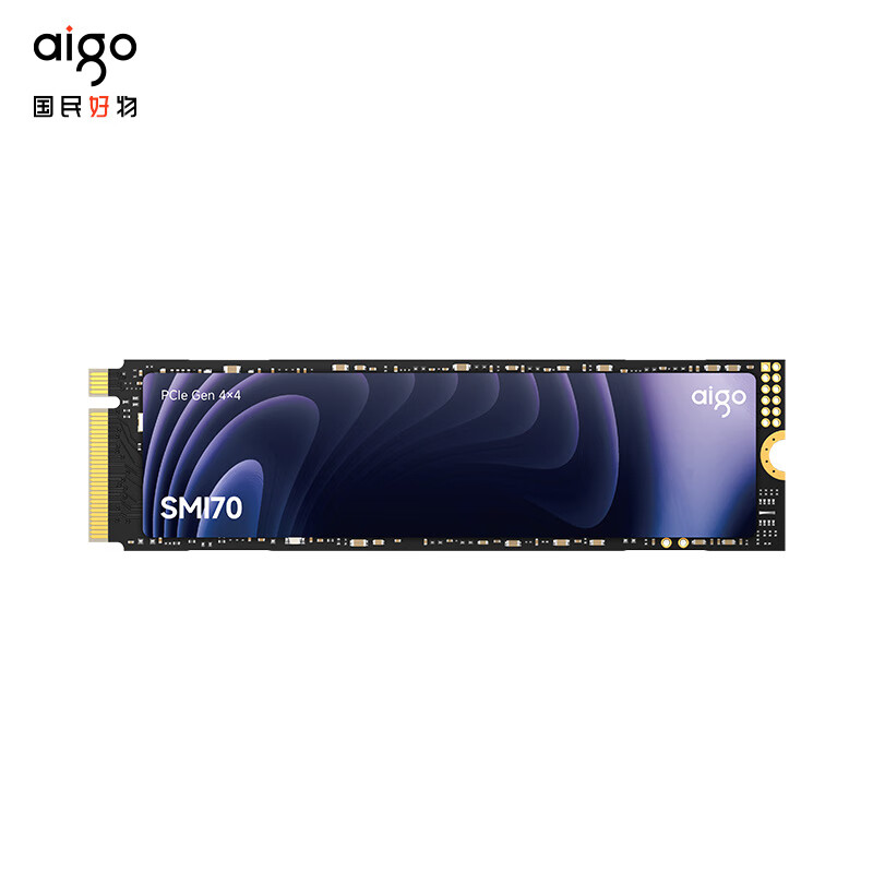 aigo 爱国者 SMI70 NVMe M.2 固态硬盘 2TB（PCI-E4.0） 券后799元