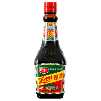 厨邦 酱油 美味鲜 180天酱油 360ml 5.9元