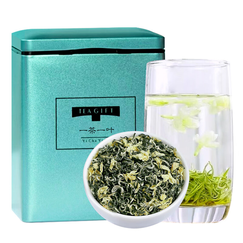 绿木 茉莉绿茶罐装 150g 券后19.8元