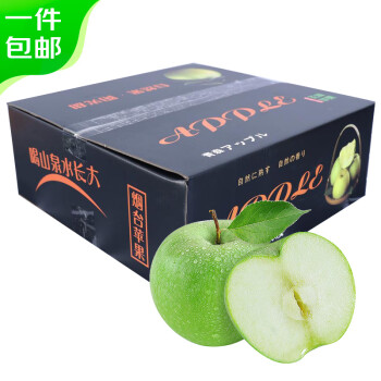 Mr.Seafood 京鲜生 山东烟台雀斑王林青苹果4.5斤装 单果85-90mm 源头直发包邮