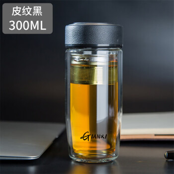 TiaNXI 天喜 商务玻璃泡茶杯 300ml