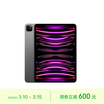 Apple 苹果 iPad Pro 11英寸平板电脑 2022年款深空灰色