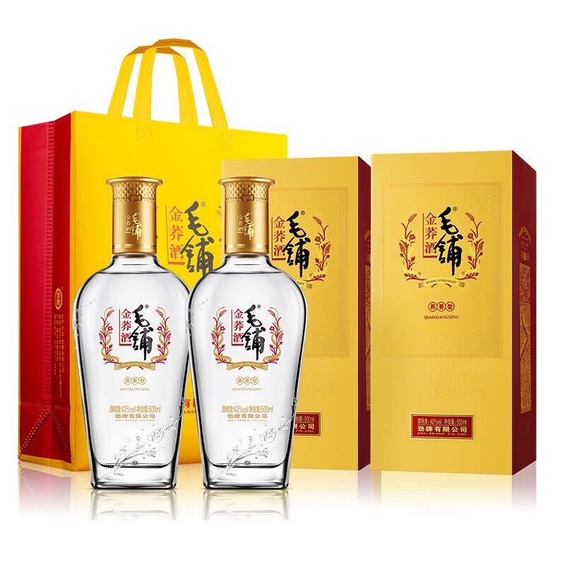 MAO PU 毛铺 金荞 荞香型42度 500mL*2瓶 券后139元