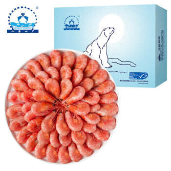 仁豪水产 北极甜虾 135-180只 1.5kg