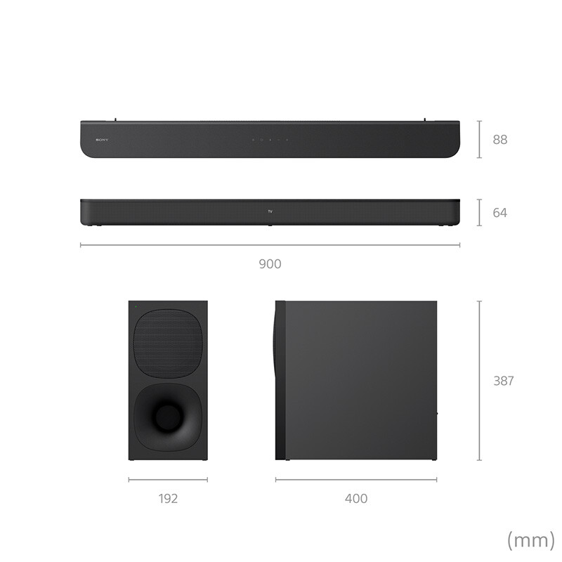 SONY 索尼 HT-S400 2.1聲道組合影院 1090元