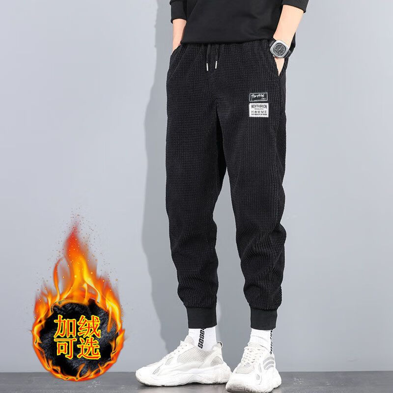 JEANSWEST 真维斯 男士灯芯绒束脚加绒裤 JYXN-K39 券后44.9元