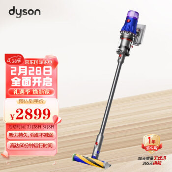 dyson 戴森 V12 Detect Slim Fluffy 手持式吸尘器 ￥2868.02