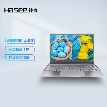 Hasee 神舟 优雅X4D2 14英寸轻薄办公笔记本电脑(5205U 8G 256G SSD IPS)