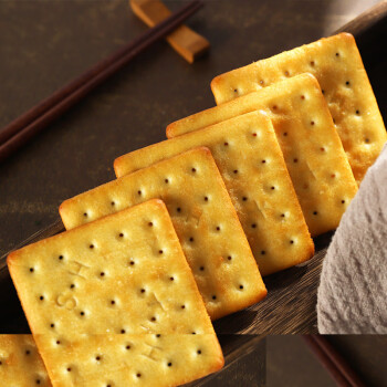 三牛 新上海苏打原味韧性饼干 含芝麻13%蛋白质占比 438g/袋