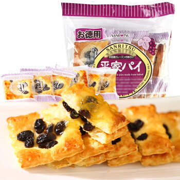 SANRITSU 三立 日本进口三立德用提子酥酥性饼干糕点儿童休闲零食节日礼物148.5g 34元