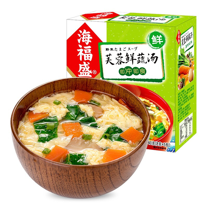 海福盛 芙蓉鲜蔬汤 40g 9.41元
