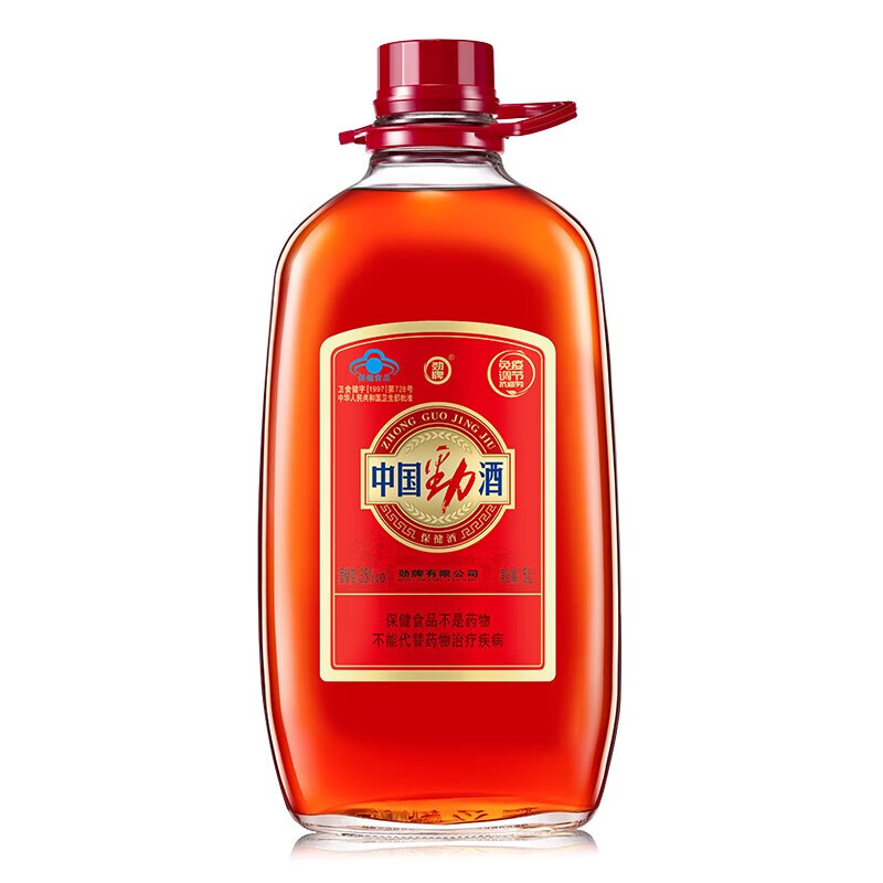 劲牌 中国劲酒 大桶量贩装养生酒露酒（新老包装随机发货） 35度 5L 1桶 券后275元