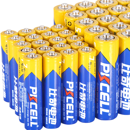 PKCELL 比苛 R6P 5号+ 7号碳性电池 40粒装 券后11.5元