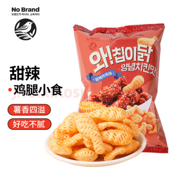 No Brand 诺倍得甜辣炸鸡味鸡腿小食60g韩国进口办公室网红休闲零食