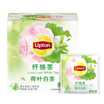 Lipton 立顿 纤扬茶 荷叶白茶 21g