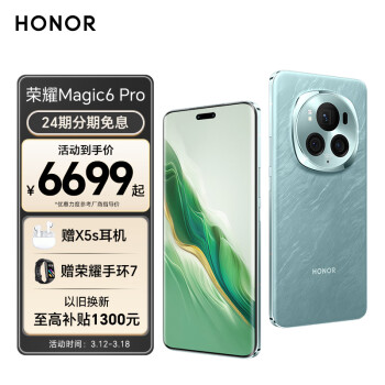 HONOR 荣耀 Magic6 Pro 5G智能手机 16GB+1TB