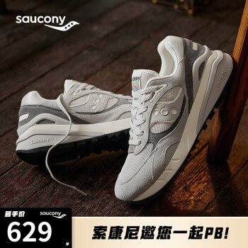 saucony 索康尼 SHADOW 6000RE男女运动休闲鞋复古运动鞋灰 42