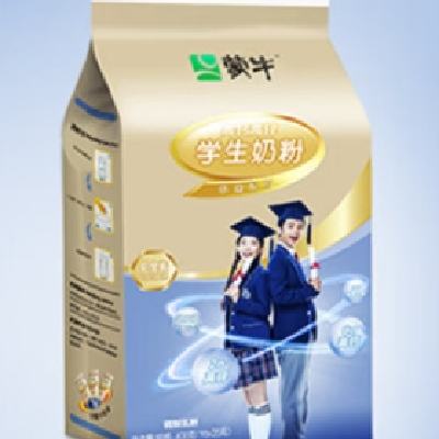 需首购礼金、PLUS会员：MENGNIU 蒙牛 铂金装学生奶粉 400g（16袋）* 2袋  51.84元包邮（折合25.92元/袋）