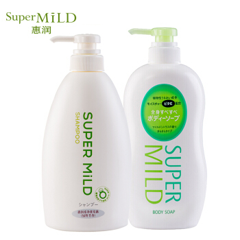 SUPER MILD 惠润 绿野芳香套装洗发水600ml+沐浴露650ml男女滋润 84.7元