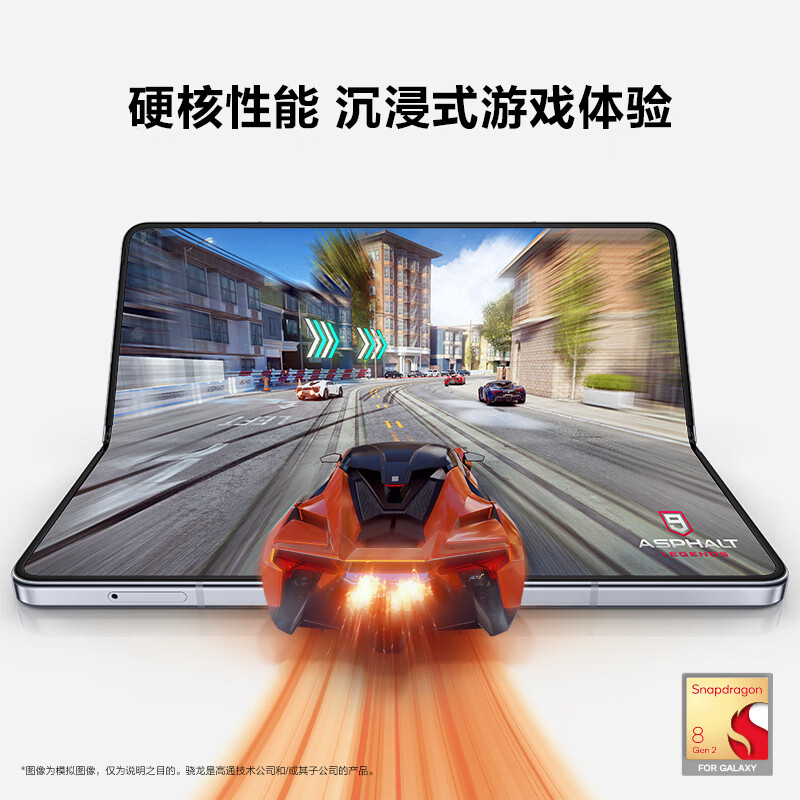 SAMSUNG 三星 Galaxy Z Fold5 5G折叠屏手机 12GB+512GB 星河白 第二代骁龙8 9651.5元