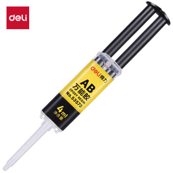 deli 得力 53573 针管型AB胶 4ml 单支装