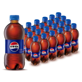 pepsi 百事 可乐 Pepsi 汽水 碳酸饮料整箱 300ml*24瓶 年货 百事出品